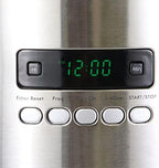 Kenmore drip Coffee Maker - 12 Cup programmable cafe machine with glass pot, regular & bold brew, auto shut off large water reservoir, reusable filter, kitchen appliances for cafeteria barista, White - Image 5