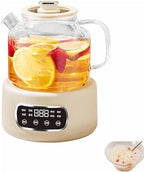 Glass Electric Kettle 1.2L Health Pot, Microcomputer Temperature Control, Boil-Dry Protection, Heat-Resistant Borosilicate Glass Tea Kettle for Home Office Dorm by Unknown