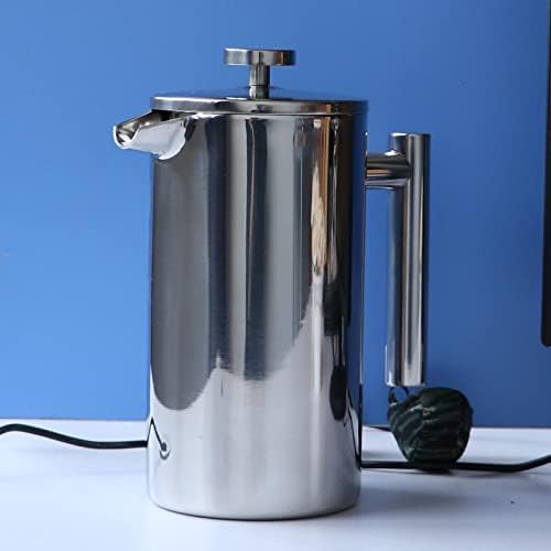 misppro French Press Coffee Maker, French Press Coffee Espresso Tea Maker, Stainless Steel Plunger, Insulated - 1000ml - Image 6