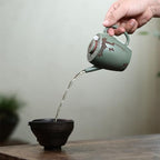 Tea Pots For Loose Tea Light Luxury Purple Clay Teapot Living Room Decoration Office Tea Set Art Teapot With Filter Hole Tea Set Tea Infuser Pot - Image 5
