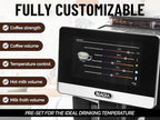 Zulay Magia Fully Automatic Espresso Machine With Grinder - 19 Customizable Coffee Options - Auto-Cleaning For Easy Maintenance - Milk-Foam System For Latte, Cappuccino, Macchiato - OG Silver - Image 2