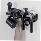 Wall Mounted Portafilter Hanger for 51mm Espresso Machines Black - Image 5