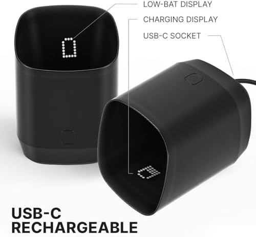 Digital Dosing Cup, LED Display Coffee Scale Rechargeable Splashproof, with Auto Shut Off and Pressure Sensor, Coffees Bean Cup for Pour Over and Coffee Ground - Image 4