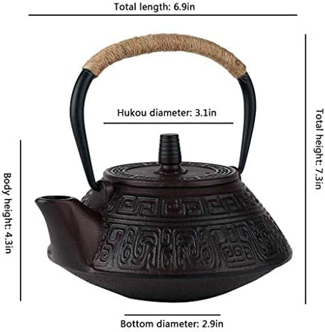 Best Japanese Cast Iron Teapot with Stainless Steel Tea Infuser, Tea Kettle Stovetop Safe Octopus feet - Image 6