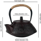 Best Japanese Cast Iron Teapot with Stainless Steel Tea Infuser Kettle Stovetop Safe - Image 2