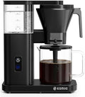 Kismile SCA Certified 8-Cup Coffee Maker, 6-Min Quick Brew, Hot & Cold Brew Coffee Machine, Adjustable Flow Control, Magnetic Anti-Drip, Keep Warm, DIY Manual Mode, Dishwasher Safe, Matte Black by Kismile