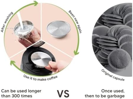 Reusable Capsule Coffee Maker Refillable Espresso Coffee Pod Crema Filter Stainless Steel(1Capsule) - Image 4