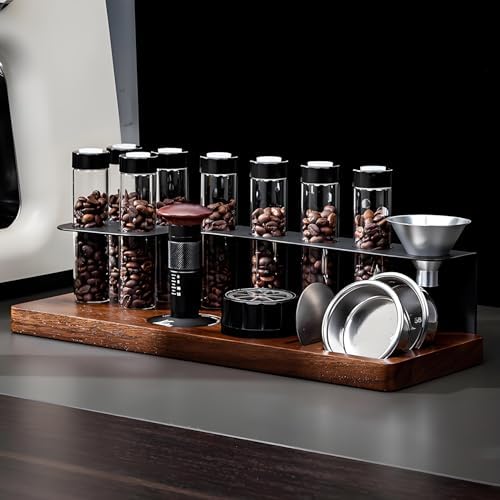 Single Dose Airtight Coffee Bean Storage Container with Tamping Station - Image 2