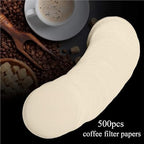 500 Pcs Replacement Paper Filters Round Coffee Maker Filters Disposable For Aerobie Aeropress Coffee And Espresso Makers - Image 4