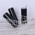 6 Pack 20 Oz Straight Skinny Tumblers,Individually Gift Boxed Stainless Steel Slim Skinny Tumbler Set Bulk, 20 Oz Insulated Slim Thin Travel Tumbler Cup for Diy, Black - Image 5