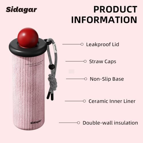 18 oz Tumbler, Insulated Stainless Steel Travel Water Bottle - Image 2
