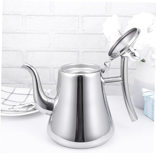 LABRIMP 2L Stainless Steel Tea Pot with Strainer for Home and Restaurant Use Sturdy Water Kettle with Fine Mesh Infuser for Brewing Loose Leaf Tea - Image 6