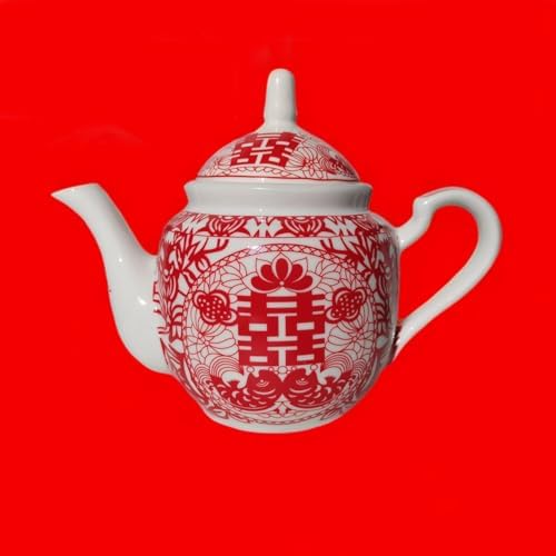 Chinese Wedding Tea Gift Set Service Bride and Groom (Double Happiness S) - Image 4
