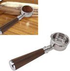 Ymiko Set Ear for 58mm Bottomless Portafilter with Solid Wood Handle Compatible with Barsetto Coffee Machine Stainless Steel Design for Enhanced Brewing Experience (#2) - Image 4