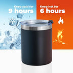 MEWAY 12oz/8 Pack Coffee Mug With Lid, Insulated Stainless Steel Reusable Coffee Cup, Double Wall Durable Coffee Mug, Powder Coate，For Coffee, Beer, Home, Office(MIX,8 Pack) - Image 6