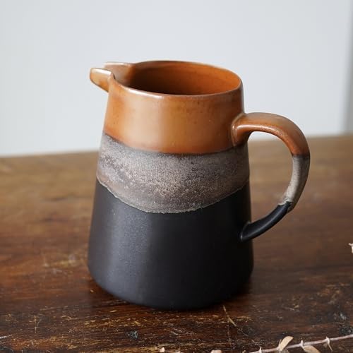 Handmade Ceramic Pour Over Coffee Dripper Set, Black - Image 3