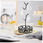 IMIKEYA Xmas Coffee Mug Tree Stand Iron with Tray for Glass Cups - Image 6
