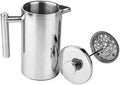 misppro French Press Coffee Maker, French Press Coffee Espresso Tea Maker, Stainless Steel Plunger, Insulated - 1000ml by Unknown