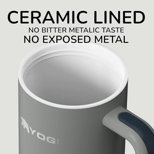 YOGI 30oz Tumbler with Straw - Slate - Image 2