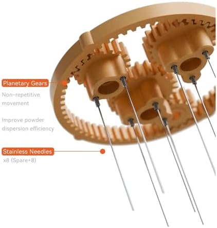 Planetary Gear WDT Tool,Compatible For Picopresso, Coffee Distributor & Needle Stirrer(Black and Gold) - Image 2