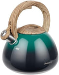 MARSKITOP Tea Kettle Teapot for Stovetop, Stainless Steel, 2.6 Quart, Green by MARSKITOP