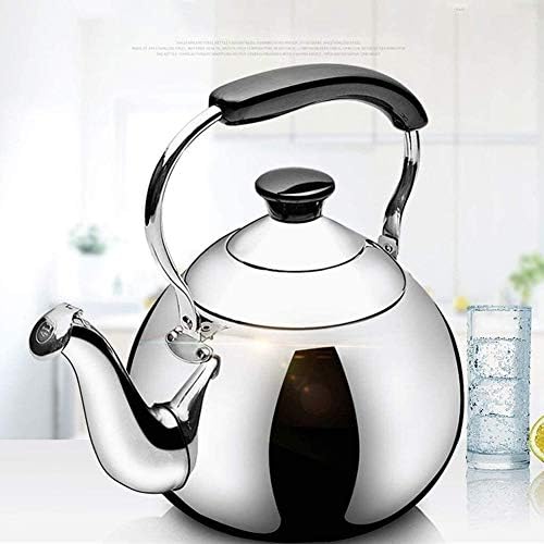 Whistling Kettle, Whistling Tea Kettle Tea Kettle Stovetop 304 Stainless Steel Whistle Teapot with Handle hot Water Kettle - Image 2