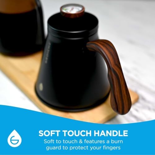 GROSCHE Marrakesh Gooseneck Pour Over Kettle Stovetop - 34 fl. oz (Blue) - Image 6