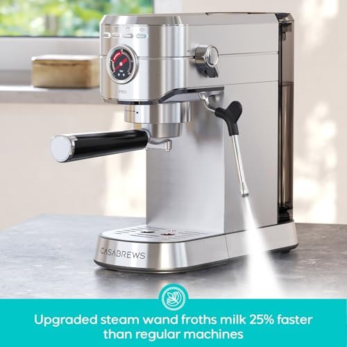 CASABREWS 5418 PRO Espresso Machine with Fast Heating System and Steam Wand - Image 5