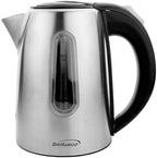 1 Liter Stainless Steel Cordless Electric Kettle – Fast Boil Hot Water Heater with Auto Shut-Off, BPA-Free, 360° Swivel Base, for Tea, Coffee & Instant Meals (Silver) by Unknown