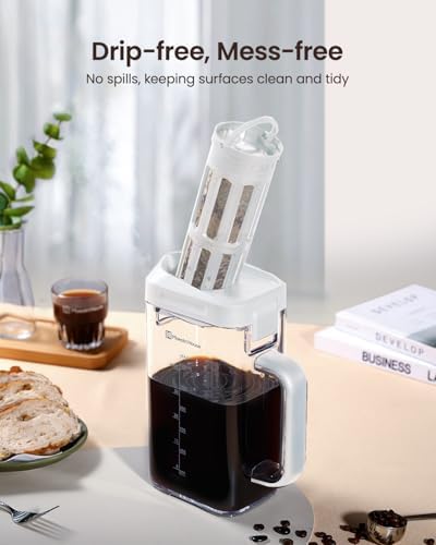 Maestri House Cold Brew Coffee Maker, 40oz BPA-Free Tritan Pitcher - Image 6