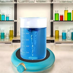 Magnetic Stirrer Hot Plate, Coffee Mug Warmer for Office and Home Desk Use, Smart Cup Warmer with Thermostat (Blue) - Image 4