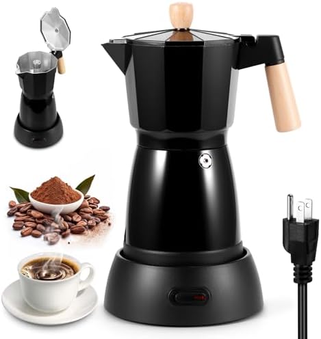 SHANGSKY Coffee Pot Electric Coffe Maker 6 Cup, Espresso Coffee Maker by SHANGSKY