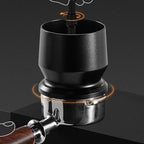 Aluminium Alloy Coffee Powder Picker Dosing Cup with Dosing Ring Coffee Powder Receiver Container Press Coffee Distribution Tool for Espresso Pour Over Coffee Barista Use (58mm) - Image 3