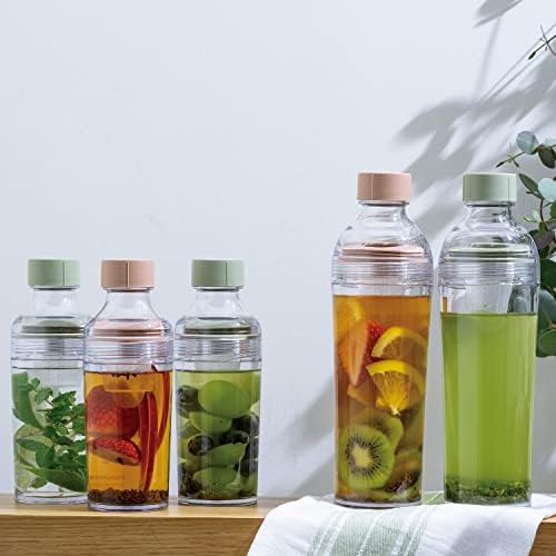 Hario Cold Brew Tea Portable Bottle, 400ml, Smoky Pink - Image 7