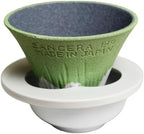 Mt. Fuji Ceramic Coffee Filter - Made in Japan - Reusable Dripper - Green by IPPINKA