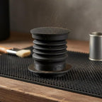 Yajuyi Coffee Grinder Cleaner Bean Container Single Dose Cup With Coffee Bellows And Zero Retention Control Silicone Body With Walnut Lid For Efficient - Image 4