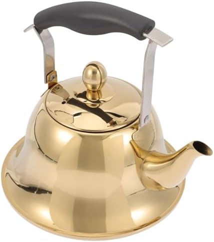 ERINGOGO 2L Whistling Tea Kettle Stovetop, Stainless Steel Teapot Water Kettle with Removable Tea Infuser, Mirror Polished Retro Tea Maker for Gas, Induction by HOME