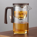 Magic Witchcraft Enchanted Glass Teapot Heat-Resistant Borosilicate Tea Pot with Strainer, Water Separation Function & Anti-Scald Handle, Blooming/Loose Leaf Tea Hot Cold Beverages (520, Milliliters) by Unknown