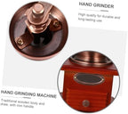 Ipetboom Manual Coffee Bean Grinder Ceramic Burr Mill with Wooden Hand Crank Coffee Grinder for Fresh Grounds Iron and Ceramic Material Capacity for Beans and Grains - Image 7