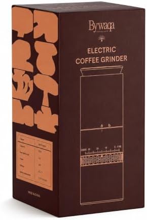 Electric Coffee Grinder, Conical Burr, 20 Settings, Portable - Image 4