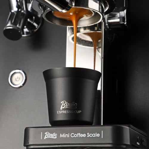 Bincoo Stackable Espresso Cups Set,2 Pack Double Wall Stainless Steel Insulated Espresso Shot Cups for Coffee Machines, Unbreakable and Stackable,2.7oz - Image 2
