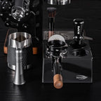IKAPE 53MM Espresso Tamper Kit 6 in 1, Coffee Tamper, WDT Tool, Magnetic Dosing Funnel, Puck Screen, Milk Pitcher, Cleaning Brush - Image 7