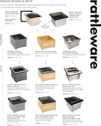 Rattleware Round Stainless Steel Espresso Knock Box with Splash Guard - Image 3