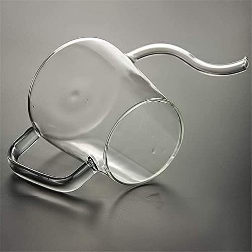 Coffee Pots Drip Coffee Pot Gooseneck Spout Coffee Drip Kettle High Borosilicate Heat Resistant Glass 600ml Transparent Coffee Kettle Pour Gooseneck Kettle Over - Image 4