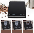 Electronic Scale, 3000g/0.1g High Precision Digital Food Scale with Timer - Rechargeable Multifunctional Electronic Kitchen for Coffee,for Meal Prep, Baking and Cooking - Image 4