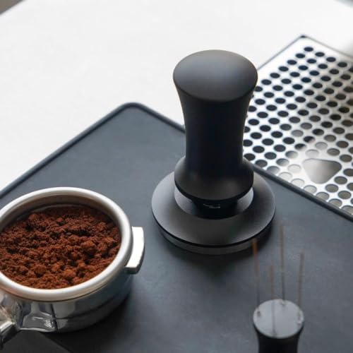 Watchget 5 PCS 51mm Espresso Accessories Kit - Constant Pressure Tamper, Adjustable 3-Blade Distributor, Honeycomb Puck Screen, Magnetic WDT Tool with Stand & Magnetic Dosing Funnel - Image 7
