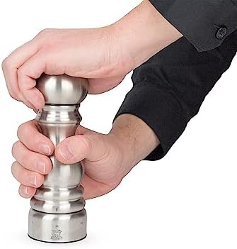 Peugeot Paris Chef Salt Mill, u'Select, 7 in, Stainless Steel - Image 3