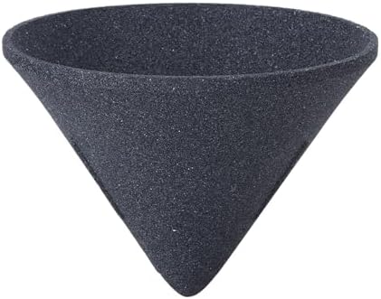 Genérico 1pcs Cone Shape Non-Porous Coffee Strainer Alumina Ore Tea Filter by Unknown