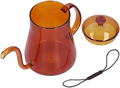 POCREATION High Borosilicate Glass Coffee Kettle, 600ml (Coffee) - Image 7