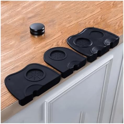 Espresso Coffee Tamper Mat, Silicone Corner Pad Anti-skid Tamping Tool(A) - Image 2